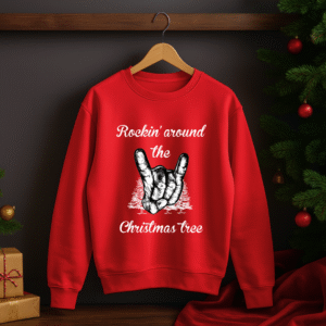 Alternative view of Bluza Unisex Rockin’ around the Christmas tree