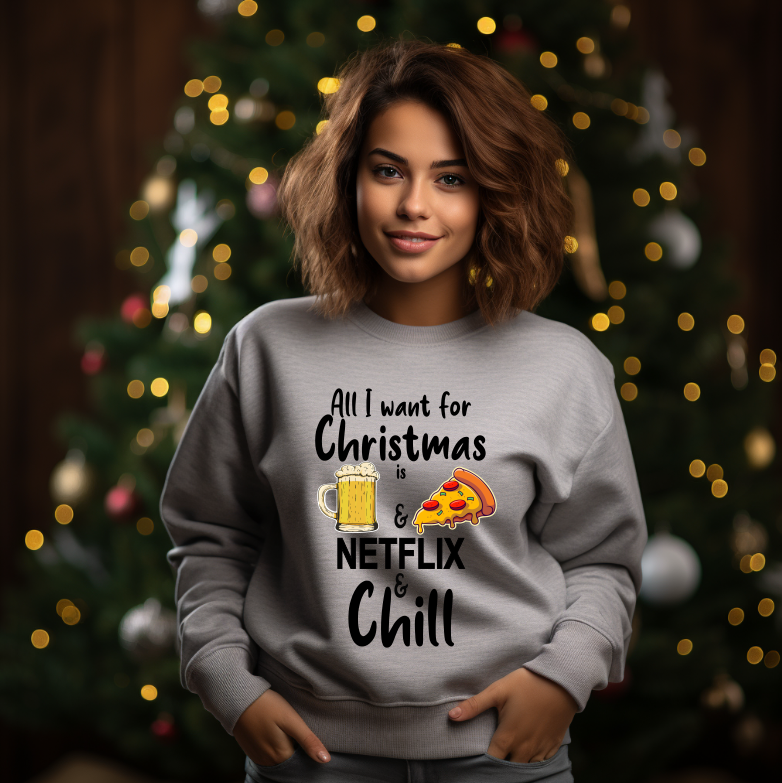 Bluza unisex All i want for Christmas - imagine 3