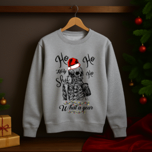 Bluza unisex Craciun, What a year