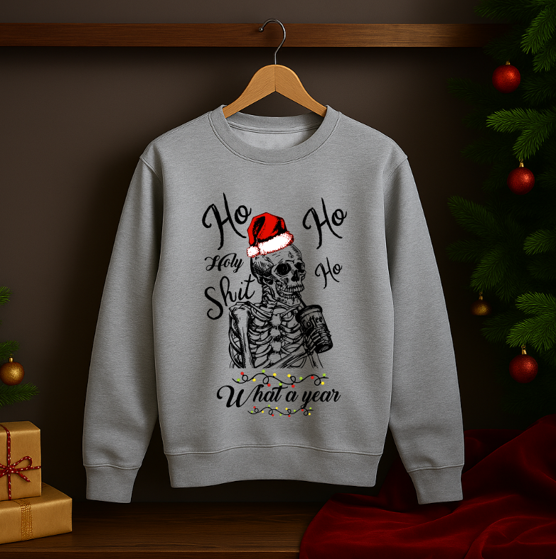 Bluza unisex Craciun, What a year