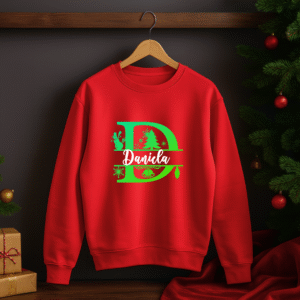 Alternative view of Bluza Rosie Unisex Craciun Personalizata Nume