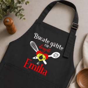 Sort Personalizat Craciun "Bucate gatite cu dragoste"