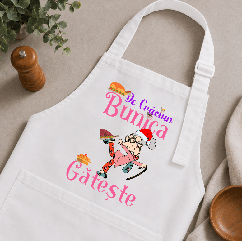 Sort Personalizat Craciun "Bunica Gateste" - imagine 3