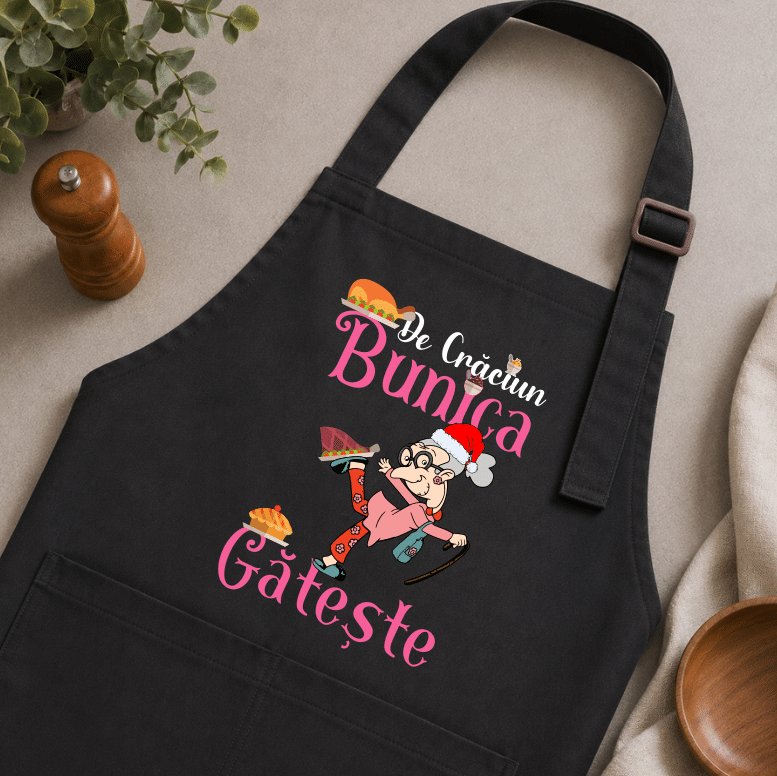 Sort Personalizat Craciun "Bunica Gateste"