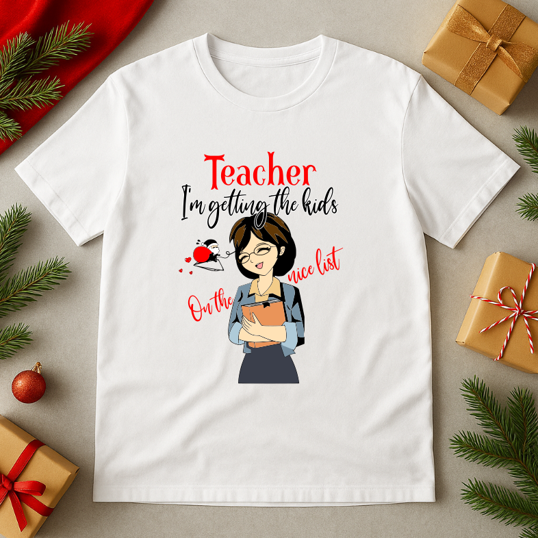Tricou Craciun Teacher