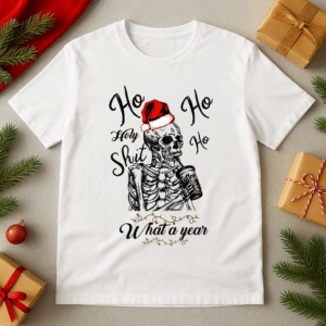 Tricou Unisex Craciun, What a year