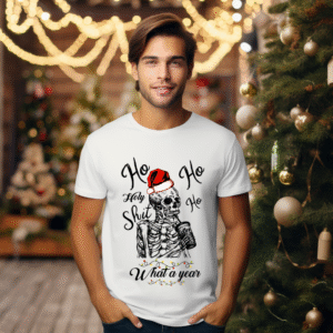 Alternative view of Tricou Unisex Craciun, What a year