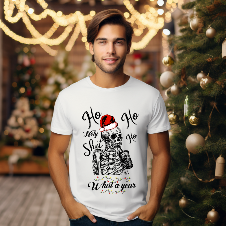 Tricou Unisex Craciun, What a year - imagine 2