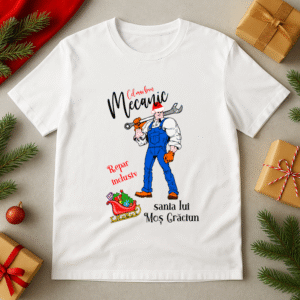 Alternative view of Tricou Cadou Craciun, Cel mai bun Mecanic