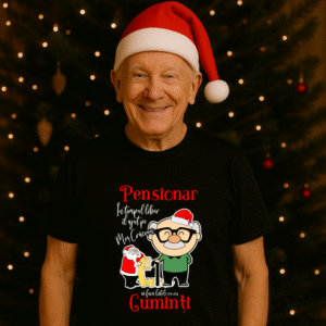 Alternative view of Tricou Craciun Pensionar, Tricou Craciun Pensionara