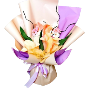 Buchet aniversar Lalele, Flori din hartie