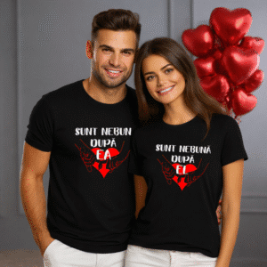 set tricouri cuplu nebun dupa el nebun dupa ea