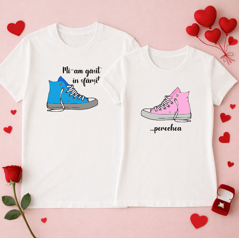 Set Tricouri Personalizate Cuplu, Mi-am gasit perechea - imagine 4
