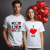 set tricouri cuplu cadou valentine's day xo