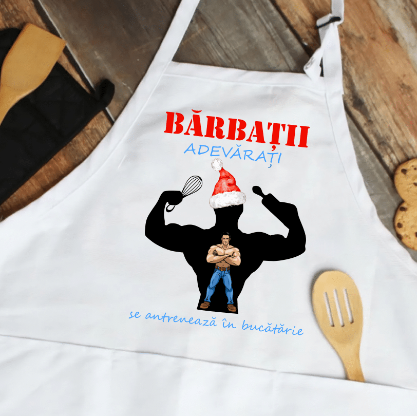 Sort bucatarie, Cadou Craciun, Barbatii adevarati se antreneaza in bucatarie - imagine 2