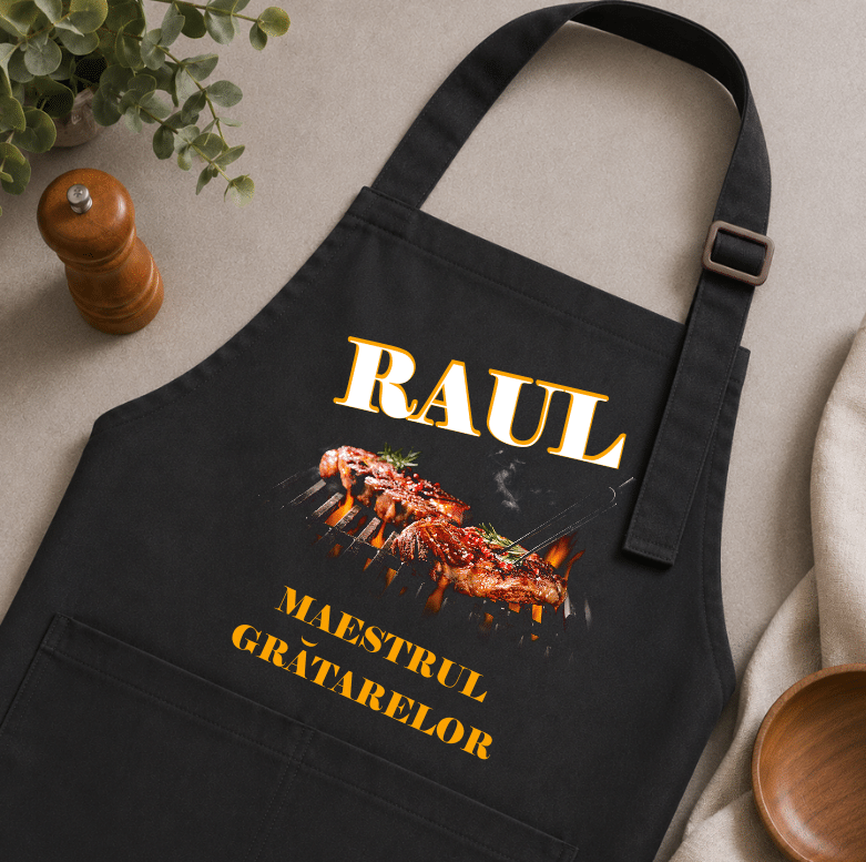 Sort Personalizat Bucatarie "Maestrul Gratarelor" - imagine 3