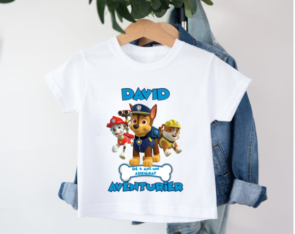 Tricou personalizat Copii, Patrula Catelusilor, M3 - imagine 2
