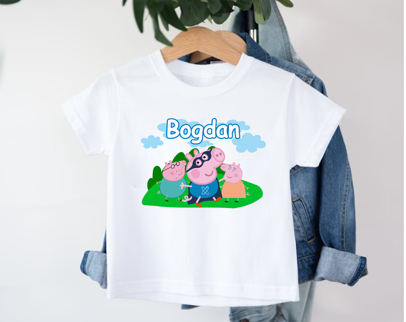 Tricou personalizat Copii, Peppa Pig, M2 - imagine 2