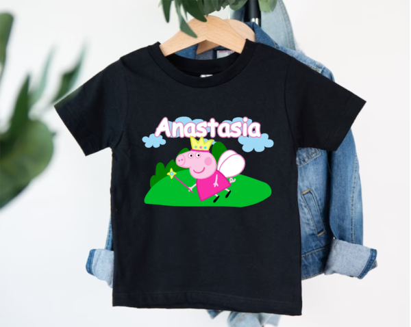 Tricou personalizat Copii, Peppa Pig, M1 - imagine 2