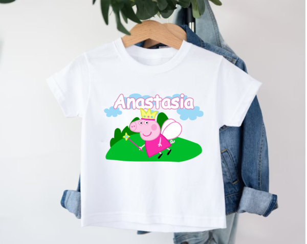 Tricou personalizat Copii, Peppa Pig, M1