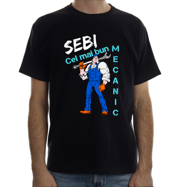 Tricou Personalizat Mecanic, Barbat - imagine 2