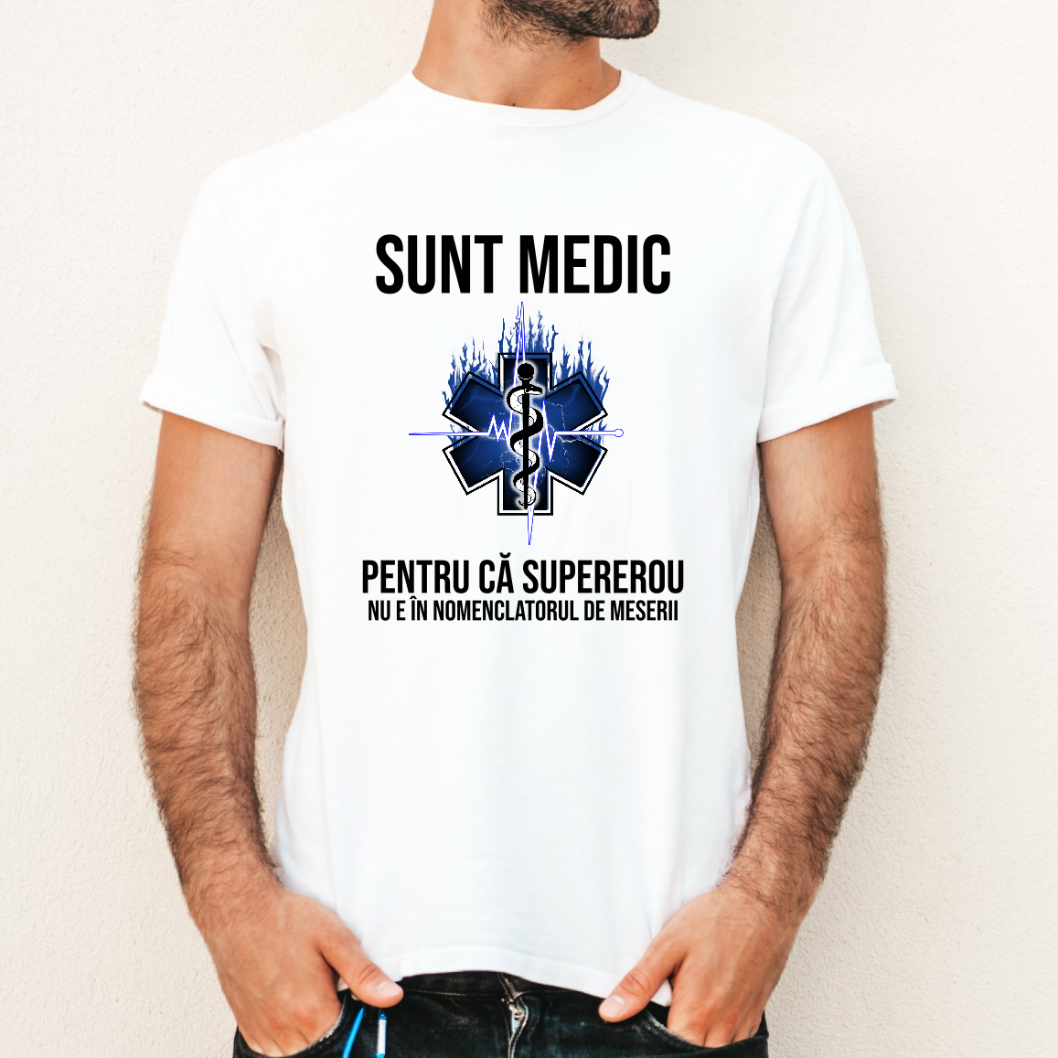 Tricou Personalizat Medic, Barbat
