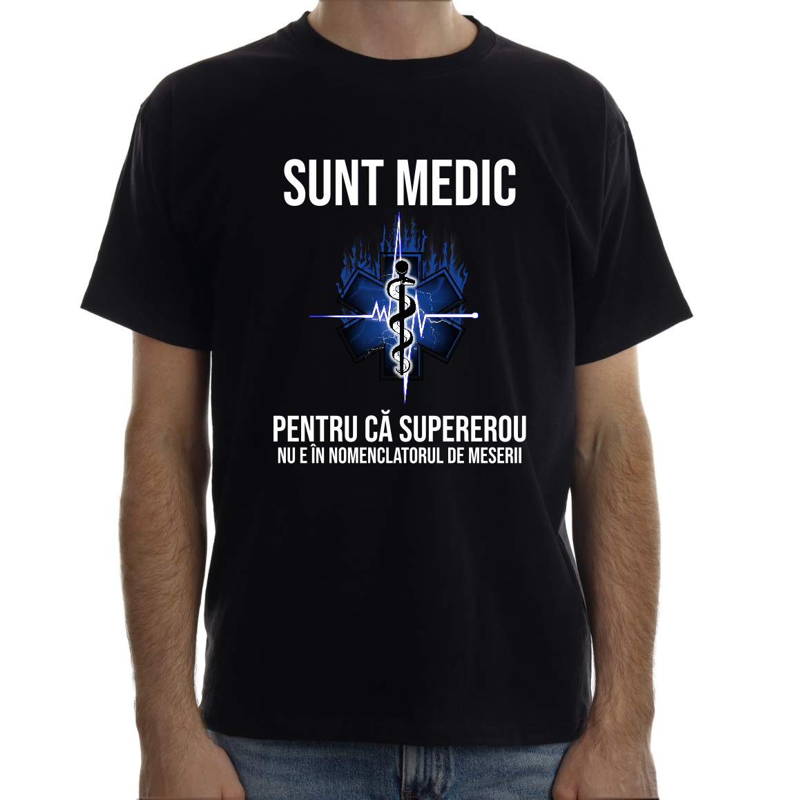 Tricou Personalizat Medic, Barbat - imagine 2