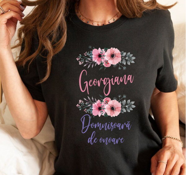 Tricou Personalizat Domnisoara Onoare, Petrecerea burlacitelor - imagine 2