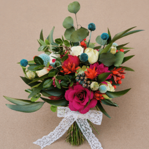 Buchet mireasa Greenery Verdeata criogenata Flori hartie