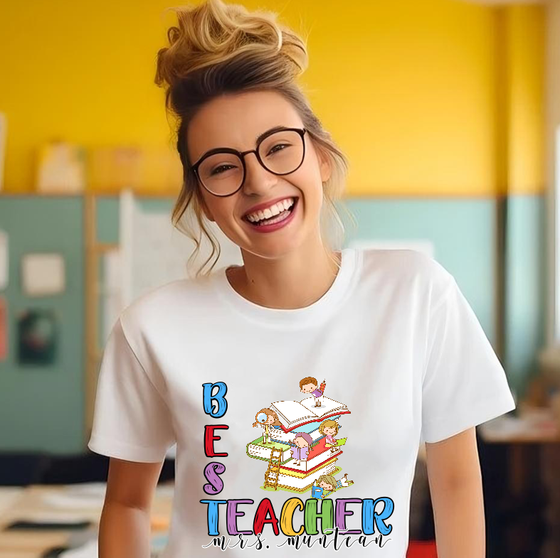 Tricou Personalizat Best Teacher - imagine 2