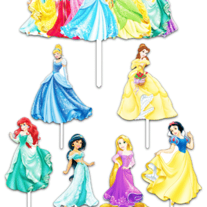 Alternative view of Set figurine tort, Printesele Disney