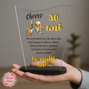 Placuta Trofeu, Cadou aniversare, Aniversare 30 ani