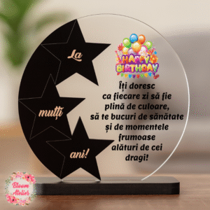 Alternative view of Placuta Trofeu, Cadou aniversare M1, Cadou sef, sefa