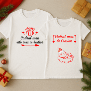 Set Tricouri Viitori Parinti, Cadoul Meu De Craciun