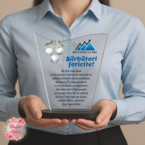 Placuta Trofeu, Cadou Craciun Logo/ Firme