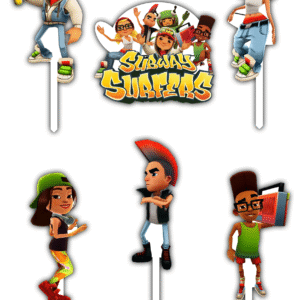 Alternative view of Set figurine tort, Subway Surfers