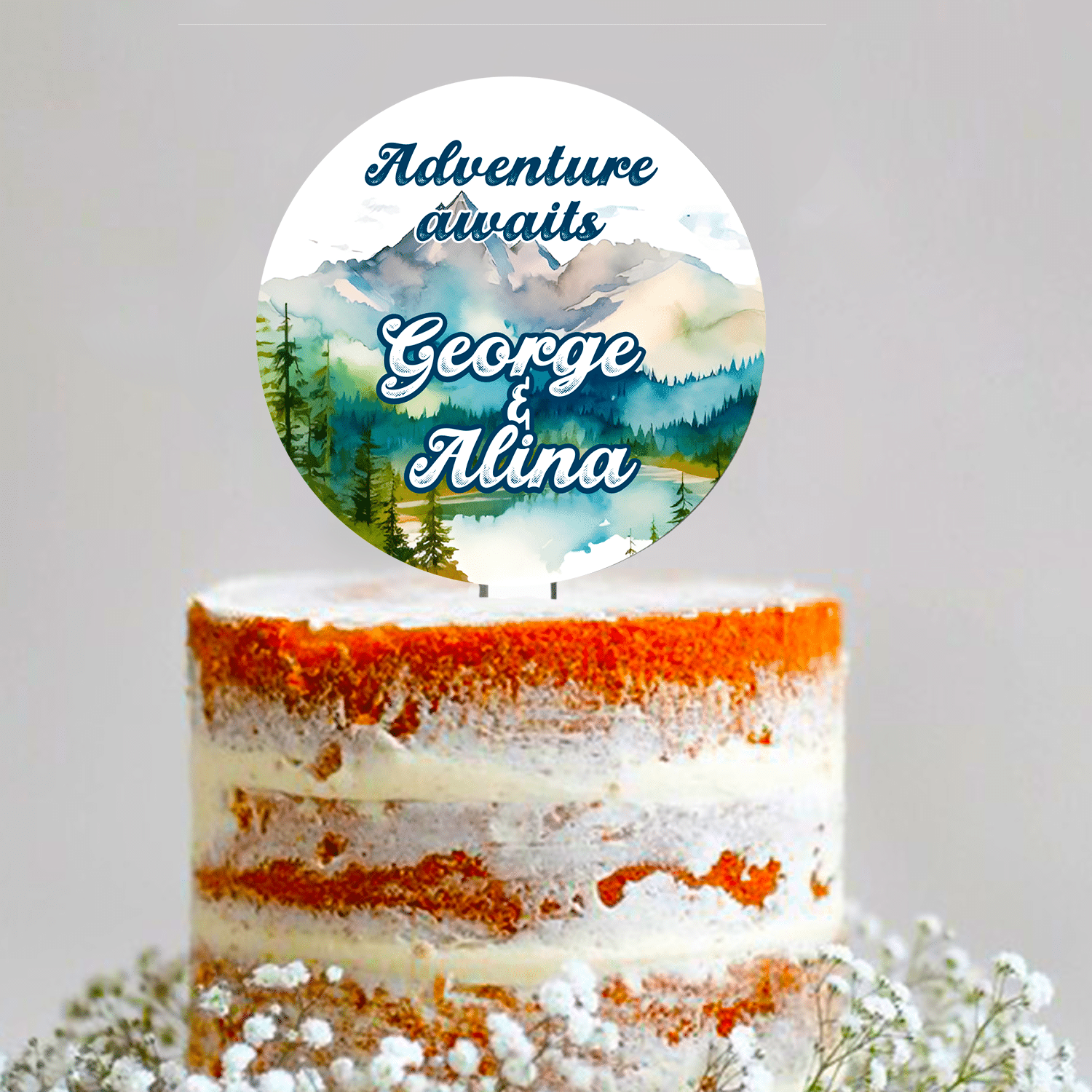 Cake Topper Adventure Awaits