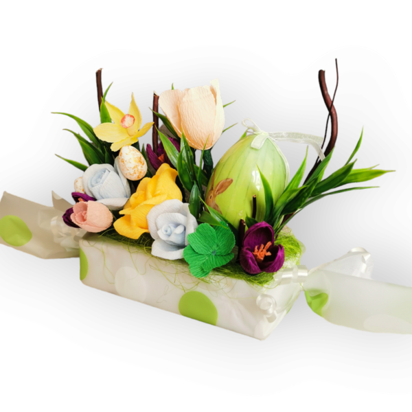 Aranjament floral model Paste Ou - imagine 2
