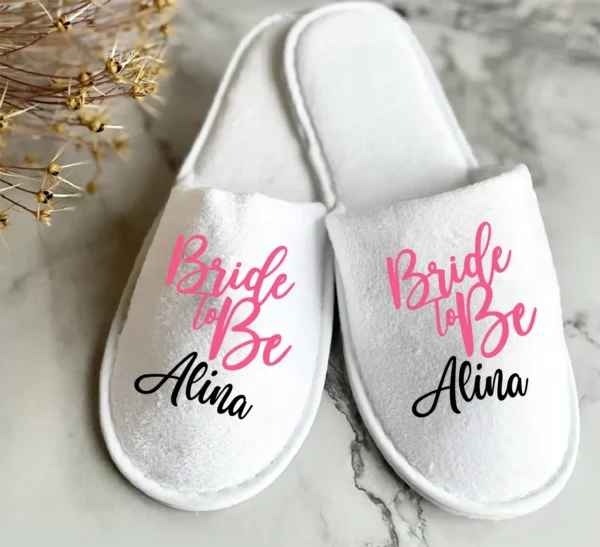 Papuci Bride To Be Personalizati