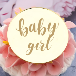 Accesoriu Tort/Cupcake Baby Girl Set 10 buc