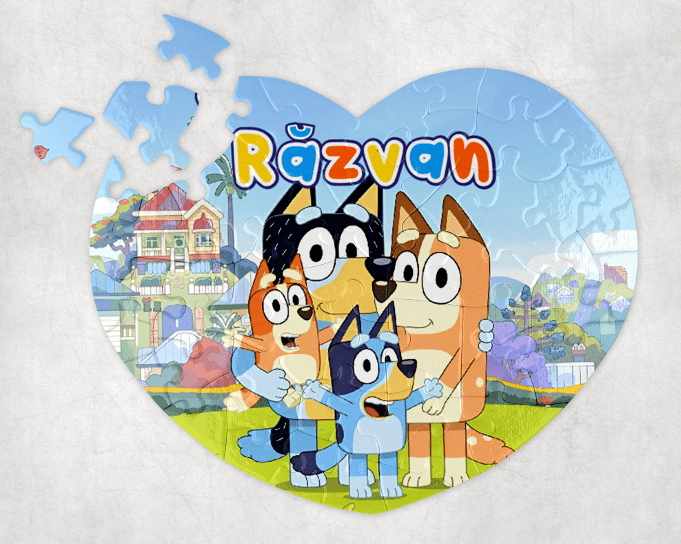 Puzzle personalizat Bluey