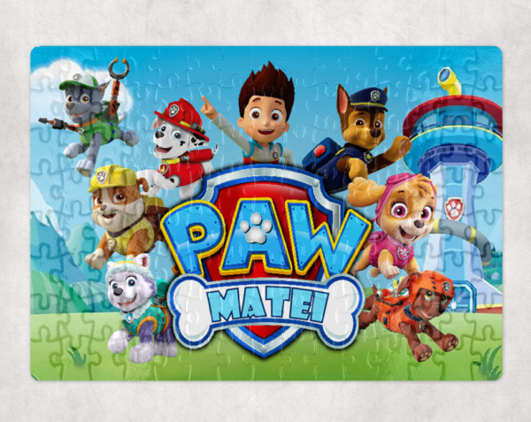 Puzzle personalizat Paw Patrol, Patrula Catelusilor