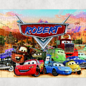 Puzzle personalizat Fulger McQueen