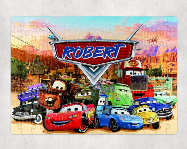 Puzzle personalizat Fulger McQueen