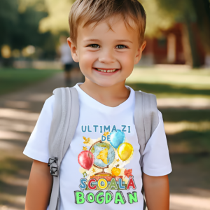 Tricou Personalizat Copii, Ultima Zi De Scoala