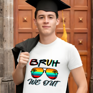 Tricou Barbat Graduation, Bruh We Out