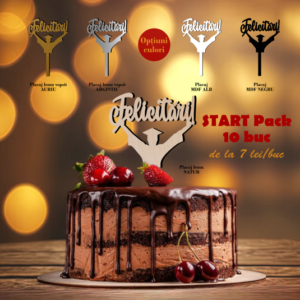 Set 10 toppere START Pack, Absolventi/Graduation Felicitari!