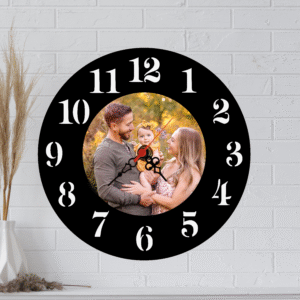 Ceas de perete personalizat, Ceas Poza, Ceas Logo