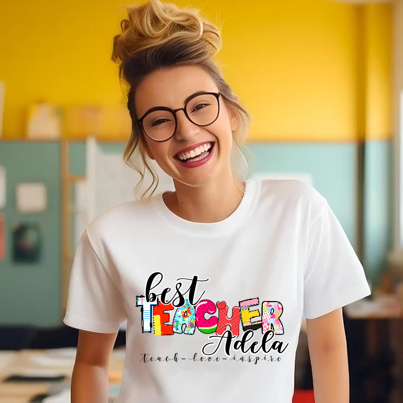 Tricou Personalizat Best Teacher - imagine 2
