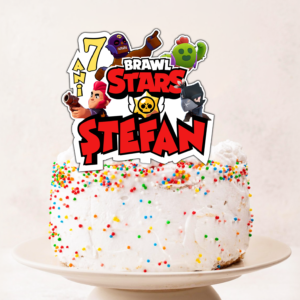Cake Topper Personalizat Brawl Stars